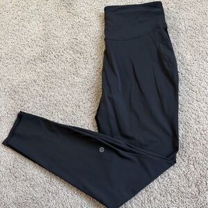 GUC Lululemon Black High-Waist Stretch Leggings size 12